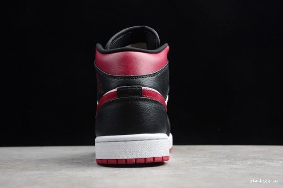  Jordan Mid 1 Bred 554724-066 Toe Air 554724-066 0901